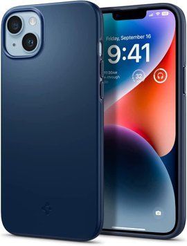 Чохол Spigen Thin Fit Navy Blue для iPhone 14 Plus ACS04775 1867332586 фото