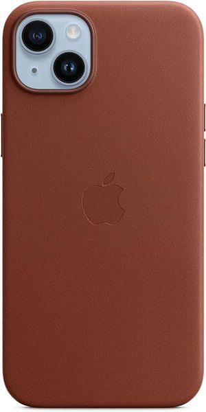 Чохол Apple Leather Case with MagSafe Umber для iPhone 14 Plus 2118098850 фото