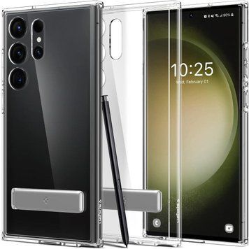 Чохол Spigen Ultra Hybrid S Crystal Clear для Samsung Galaxy S23 Ultra SM-S918 ACS05642 2293827611 фото