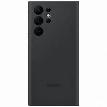 Чохол Samsung Silicone Cover Black для Samsung S22 Ultra SM-S908 1789810427 фото