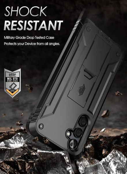 Захисний чохол 360&deg; Poetic Revolution Series Black для Samsung Galaxy A54 2065197494 фото