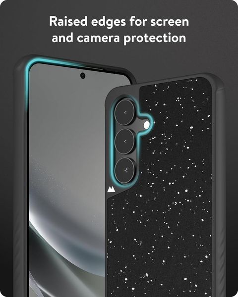 Чохол Mous Limitless 6.0 MagSafe&reg; Speckled Black Fabric для Samsung S25 2888085427 фото