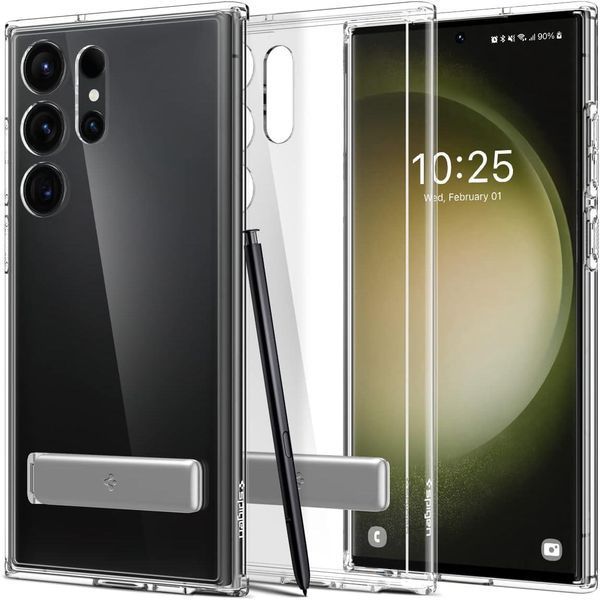 Чохол Spigen Ultra Hybrid S Crystal Clear для Samsung Galaxy S23 Ultra SM-S918 ACS05642 2293827611 фото