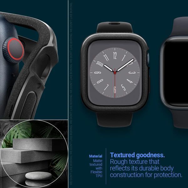 Чохол Caseology Vault Matte Black для Apple Watch Series 8 | 7 45mm 1796835627 фото