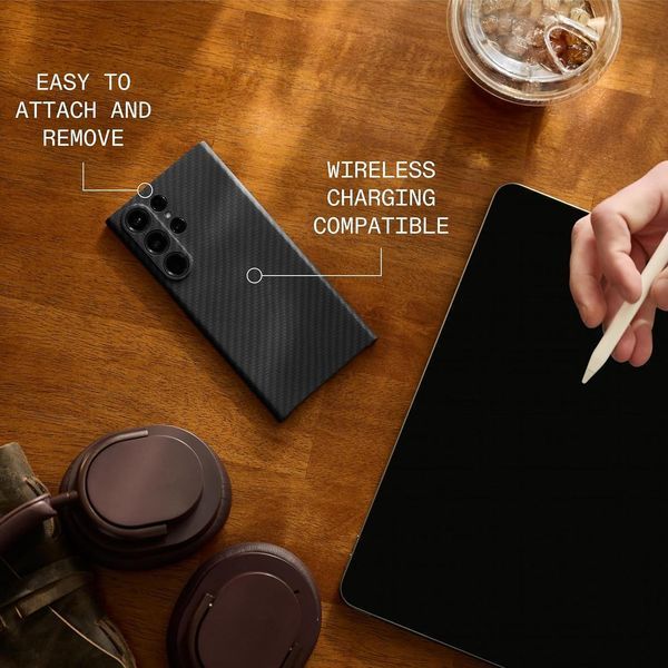Чехол Latercase Thin Case Kevlar Crimson для Samsung Galaxy S24 Ultra SM-S928 2513568490 фото