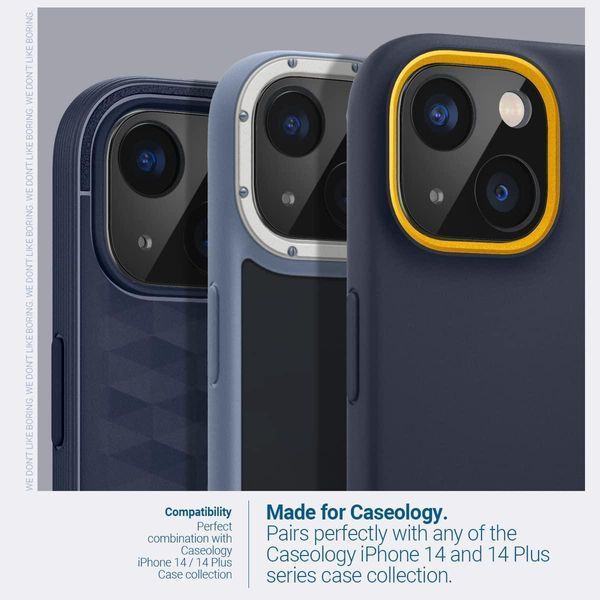 Захисне скло на камеру Caseology Optik Camera Lens Protector 2-Pack Black для iPhone 14 | 14 Plus 1823349019 фото