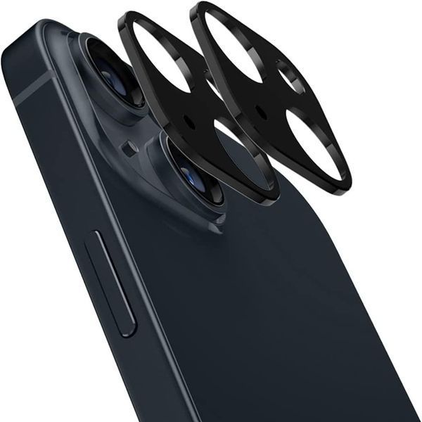 Захисне скло на камеру Caseology Optik Camera Lens Protector 2-Pack Black для iPhone 14 | 14 Plus 1823349019 фото
