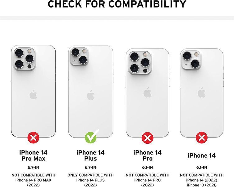 Чохол UAG Metropolis LT Kevlar MagSafe Black для iPhone 14 Plus 1972158288 фото