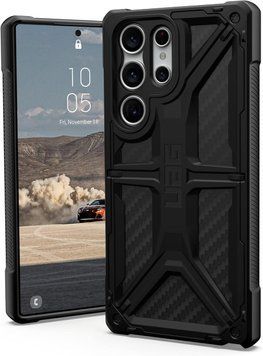 Чохол UAG Monarch Carbon Fiber Black для Samsung Galaxy S23 Ultra SM-S918 2657626789 фото