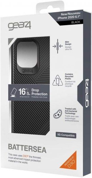 Чехол Gear4 D3O Black для iPhone 12 | 12 Pro