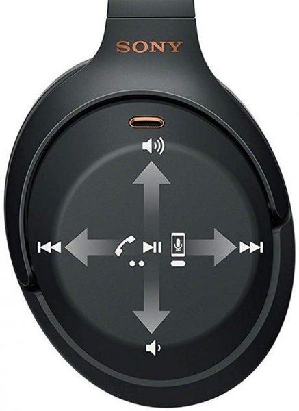 Бездротові навушники Sony Noise Cancelling Headphones WH-1000XM3B Black 1438062160 фото