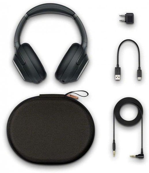 Бездротові навушники Sony Noise Cancelling Headphones WH-1000XM3B Black 1438062160 фото