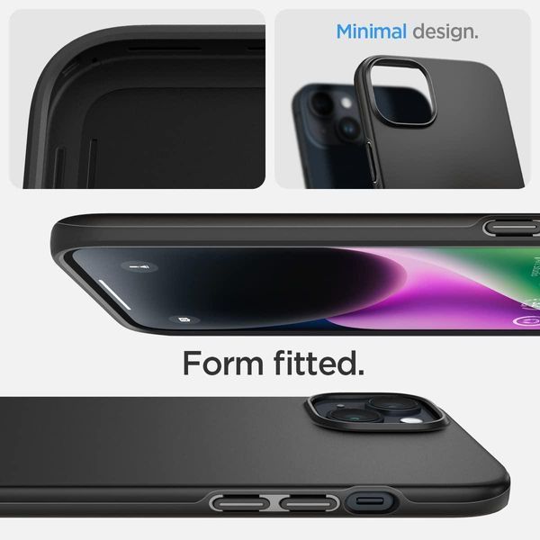 Чохол Spigen Thin Fit Black для iPhone 14 Plus ACS04775 1867337964 фото