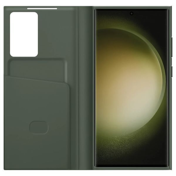 Чехол Samsung Smart Clear View Cover Green для Galaxy S23 Ultra SM-S918