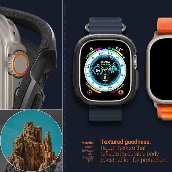 Чохол Caseology Vault Matte Black для Apple Watch Ultra 49mm 1796836214 фото