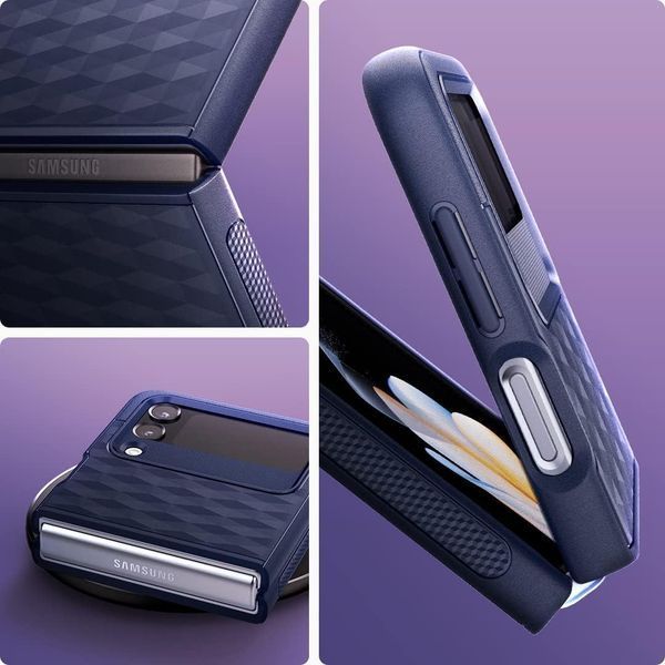 Чехол Caseology Parallax Midnight Blue для Samsung Galaxy Z Flip 4 ACS05117 1932016315 фото
