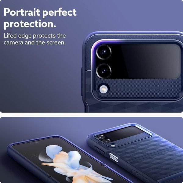 Чехол Caseology Parallax Midnight Blue для Samsung Galaxy Z Flip 4 ACS05117 1932016315 фото