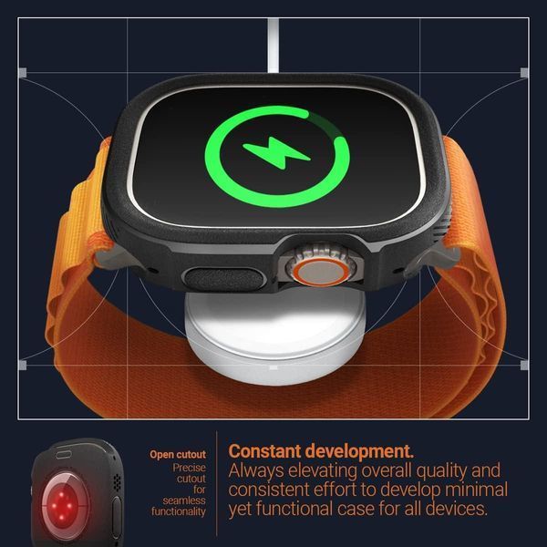 Чохол Caseology Vault Matte Black для Apple Watch Ultra 49mm 1796836214 фото