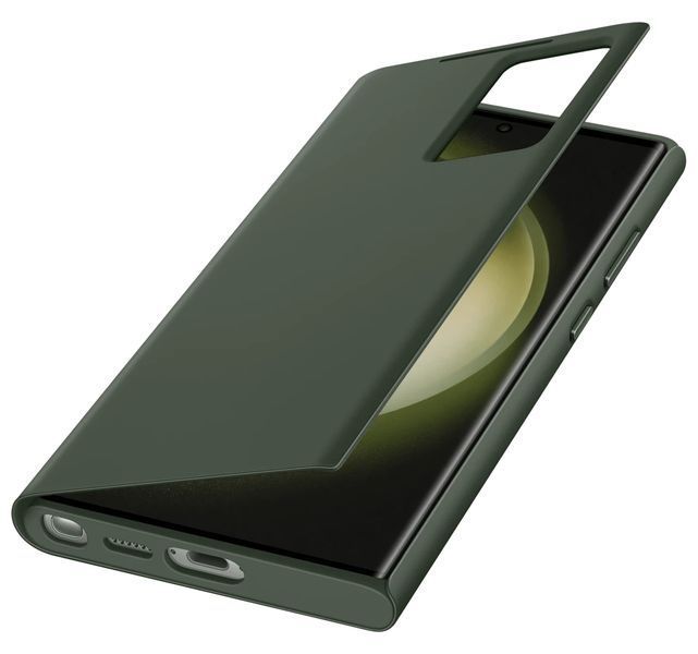 Чехол Samsung Smart Clear View Cover Green для Galaxy S23 Ultra SM-S918