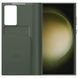 Чехол Samsung Smart Clear View Cover Green для Galaxy S23 Ultra SM-S918, фото 4