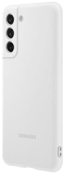 Чехол Samsung Silicone Cover White для Galaxy S21 FE SM-G990