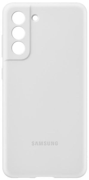 Чехол Samsung Silicone Cover White для Galaxy S21 FE SM-G990