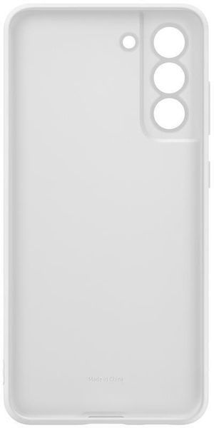 Чехол Samsung Silicone Cover White для Galaxy S21 FE SM-G990