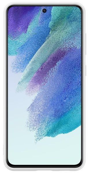 Чехол Samsung Silicone Cover White для Galaxy S21 FE SM-G990