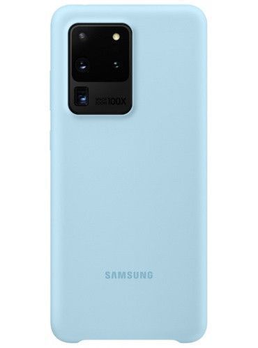 Чехол Samsung Silicone Cover Sky Blue для Galaxy S20 Ultra 5G SM-G988 1538463030 фото