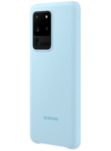 Чехол Samsung Silicone Cover Sky Blue для Galaxy S20 Ultra 5G SM-G988 1538463030 фото