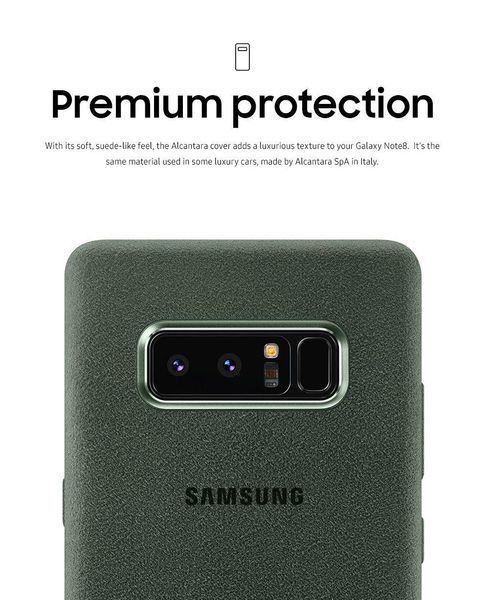 Чехол Samsung Alcantara Cover Pink для Galaxy Note 8 SM-N950 2862116717 фото