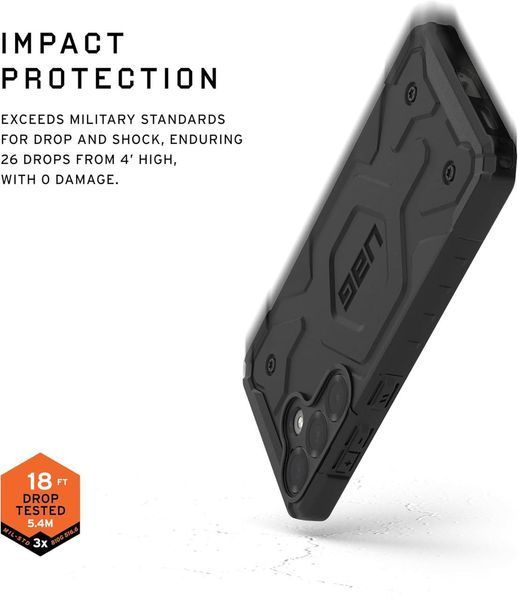 Чохол UAG Pathfinder Magsafe Black для Samsung Galaxy S25 3067186794 фото