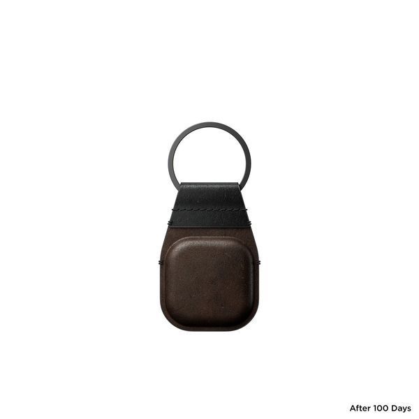 Брелок Nomad Leather Keychain Rustic Brown для Apple AirTag 2952807126 фото