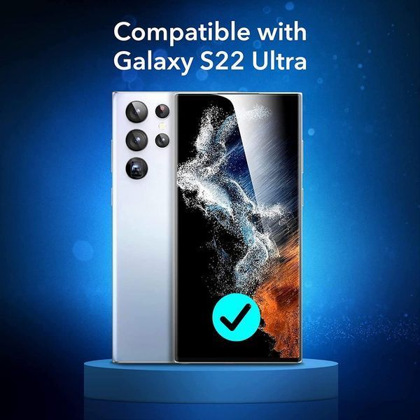 Защитное стекло для камеры ESR Camera Lens Protector Silver для Samsung Galaxy S22 Ultra SM-S908 1854760254 фото
