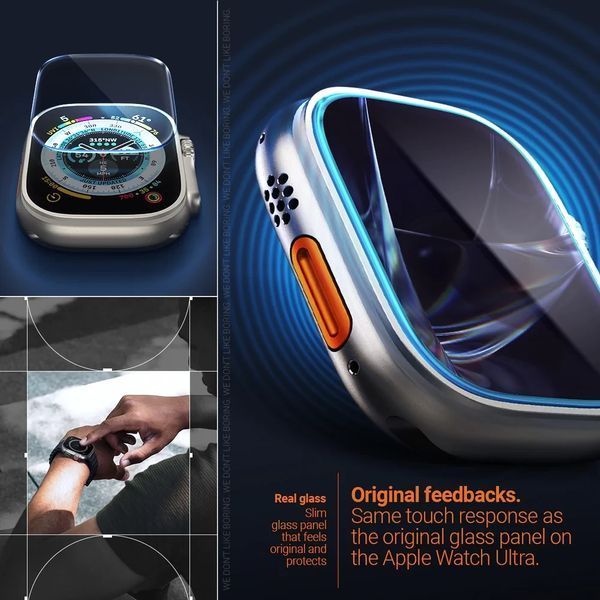 Защитное стекло Caseology Tempered Glass Screen Protector (2 шт.) для Apple Watch Ultra 49mm 1796837999 фото