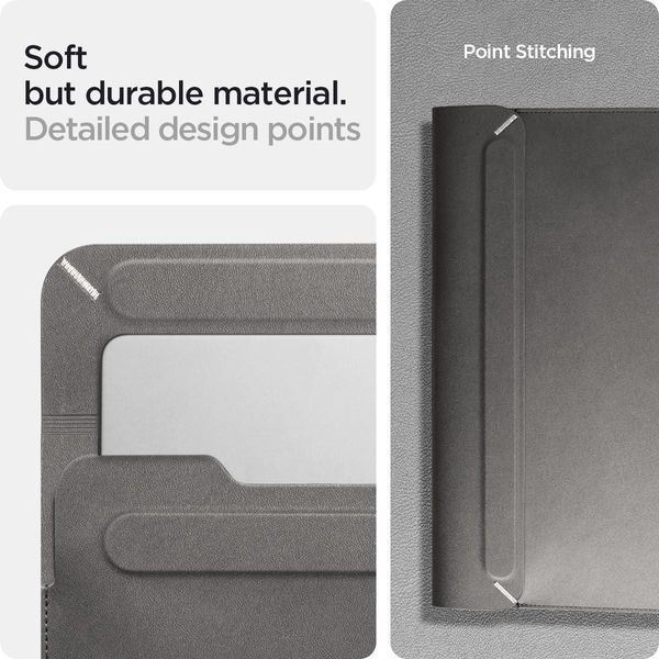 Чохол-папка Spigen Valentinus City Grey для MacBook 14" AFA06421 2737889954 фото