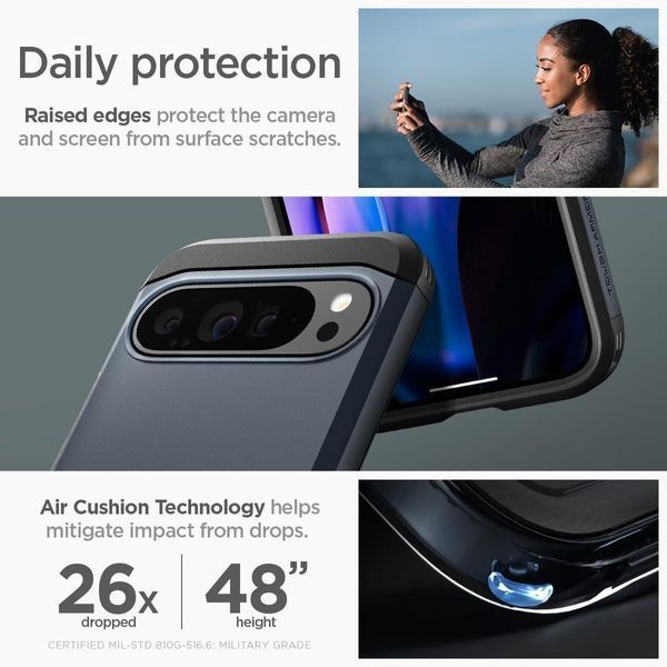 Чохол Spigen Tough Armor Metal Slate Google Pixel 9 Pro XL 2420887924 фото