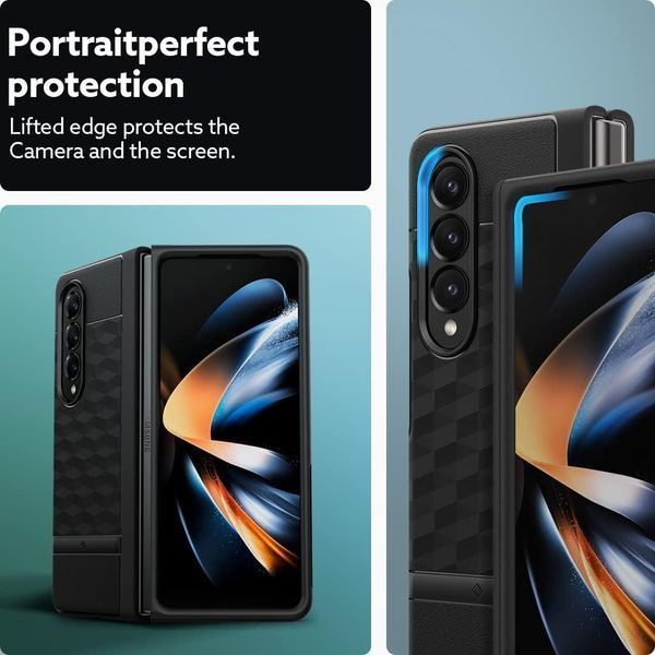 Чехол Caseology Parallax Matte Black для Samsung Galaxy Fold 4 ACS05808 1932022688 фото