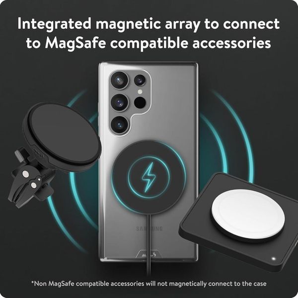 Чохол Mous MagSafe&reg; Clarity 2.0 для Samsung Galaxy S24 Ultra SM-S928 2526238198 фото