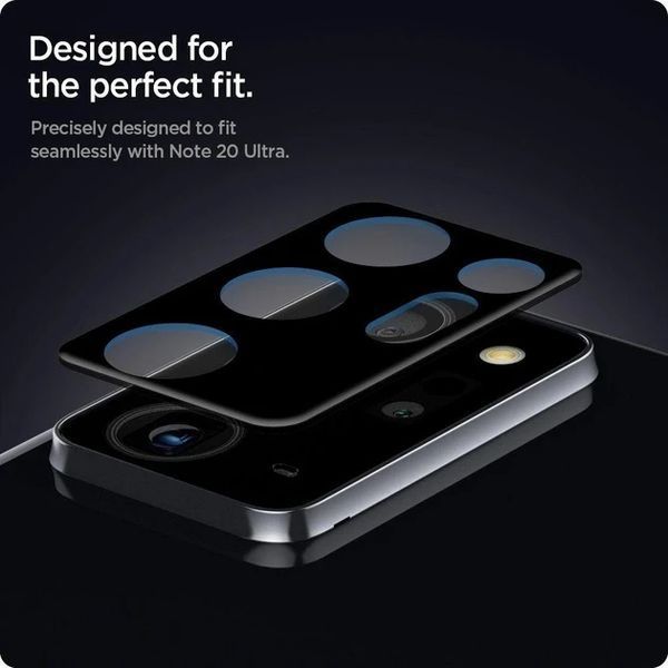 Захисне скло для камери Spigen Optic Camera Lens Black 2шт для Samsung Galaxy Note 20 Ultra SM-N985 1839310234 фото