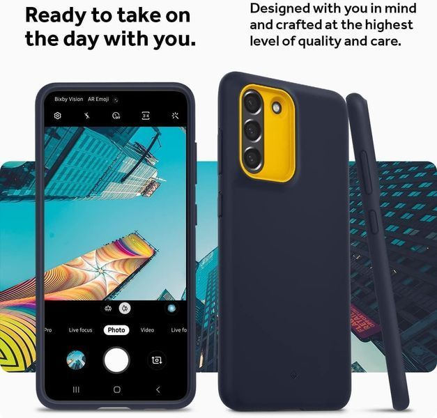 Чехол Caseology Nano Pop Blueberry Navy для Samsung Galaxy S21 FE SM-G990 ACS03633 1956430656 фото