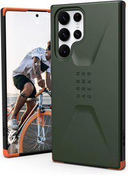 Чохол UAG Civilian Series Olive Drab для Samsung Galaxy S22 Ultra SM-S908 2006963526 фото