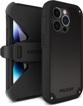 Чохол із кліпсою Pelican Shield Series Kevlar Black для iPhone 13 Pro 2118997024 фото