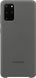 Оригинальный чехол Samsung Silicone Cover Gray для Galaxy S20 Plus SM-G985