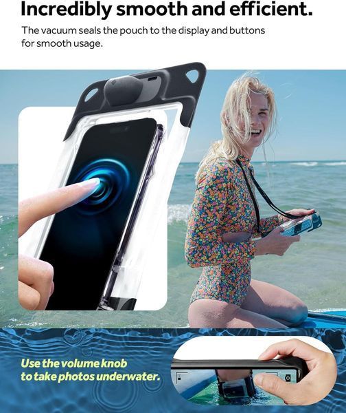 Водонепроницаемый чехол Caseology Universal Waterproof Phone Pouch with Pump ACS06257 2555257600 фото