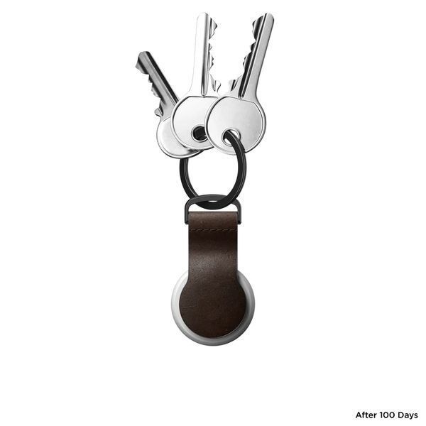 Тримач Nomad Leather Loop Rustic Brown для Apple AirTag 2952825951 фото