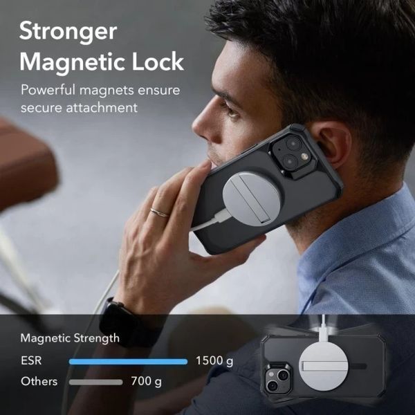 Чехол ESR Air Armor With HaloLock Frosted Black для iPhone 13 | iPhone 14
