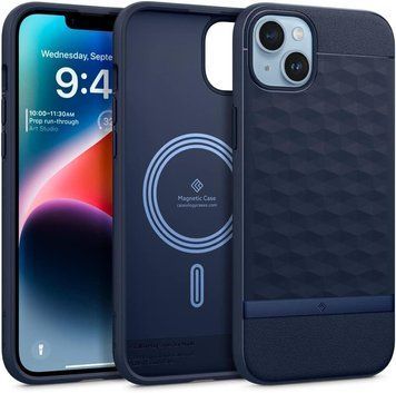 Чохол Caseology Parallax Mag Mag Midnight Blue для iPhone 13 | iPhone 14 1794257284 фото