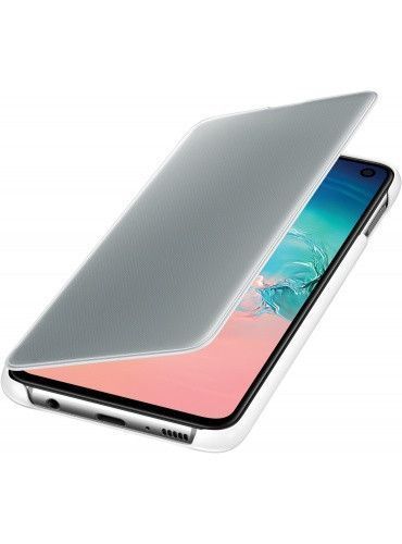 Оригинальный Чехол Clear View Cover White для Samsung Galaxy S10e SM-G970 (открыта коробка)