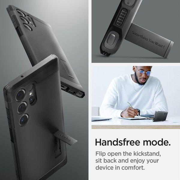 Чохол Spigen Tough Armor Black для Samsung Galaxy S23 Ultra SM-S918 ACS05623 1819617709 фото